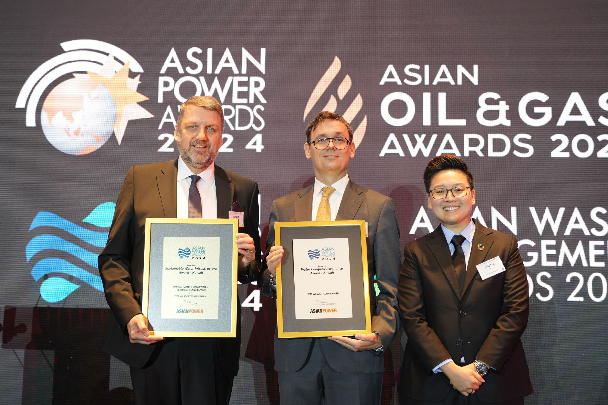 WTE bei den Asian Water Awards 2024